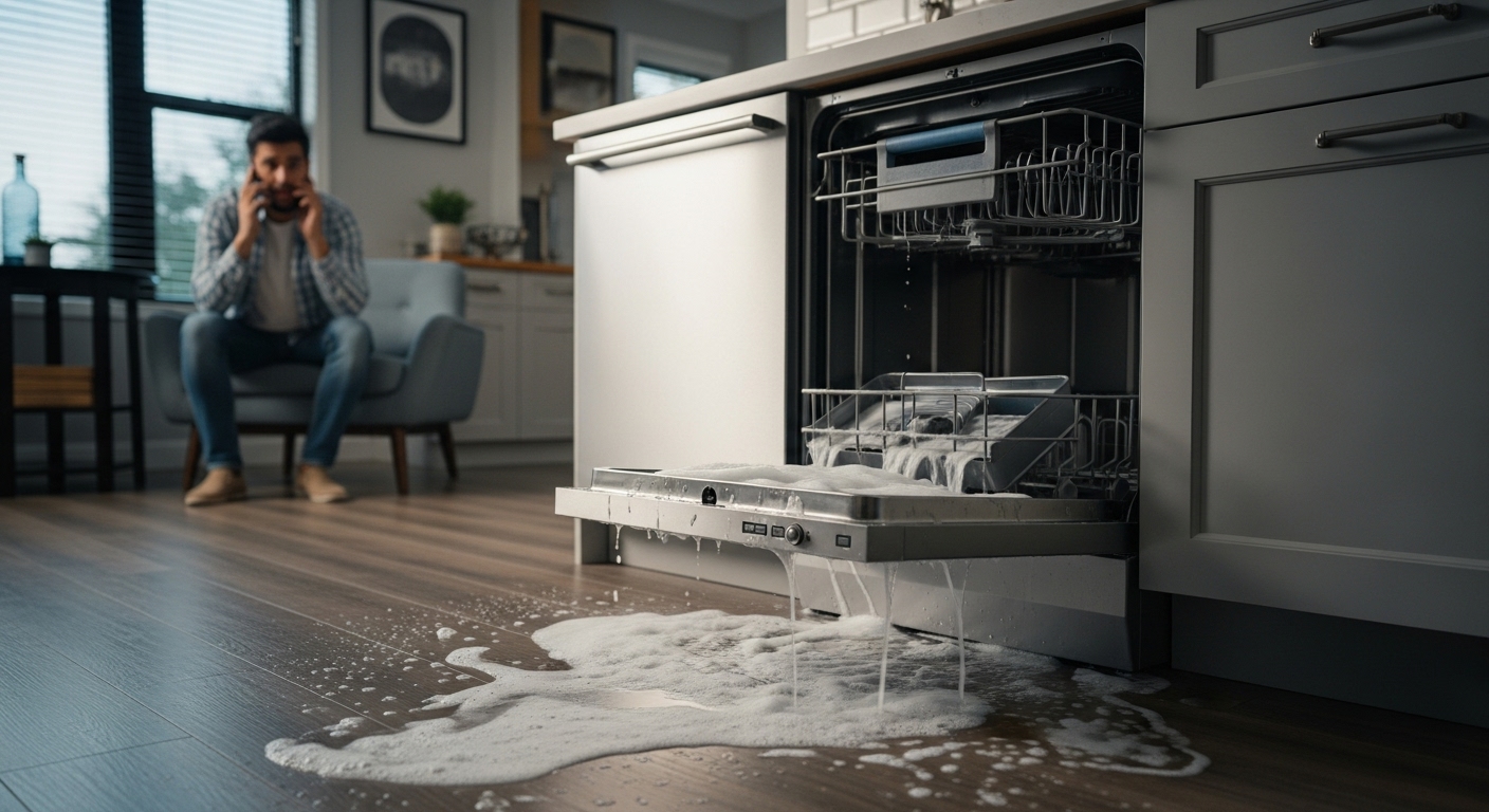 A kitchen with an appliance emergency in Coquitlam.