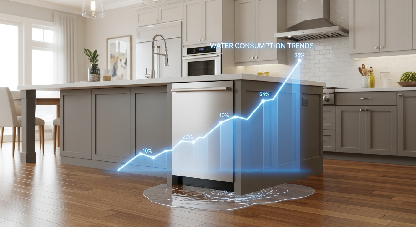 Leaking home appliance causing a high water bill in Coquitlam.